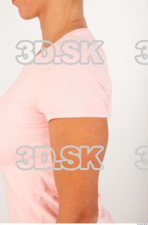 Upper body pink t shirt of Oxana  0003
